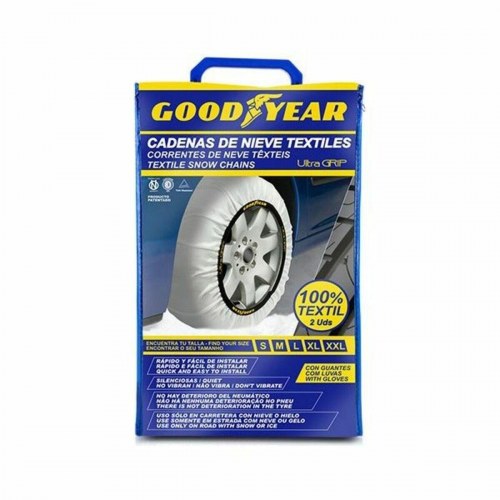 Goodyear Ultra Grip snekæder - tekstil (L)