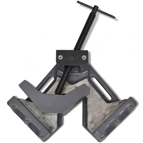 Hjørnevendt trykborsskruestik manuel betjening 115 mm