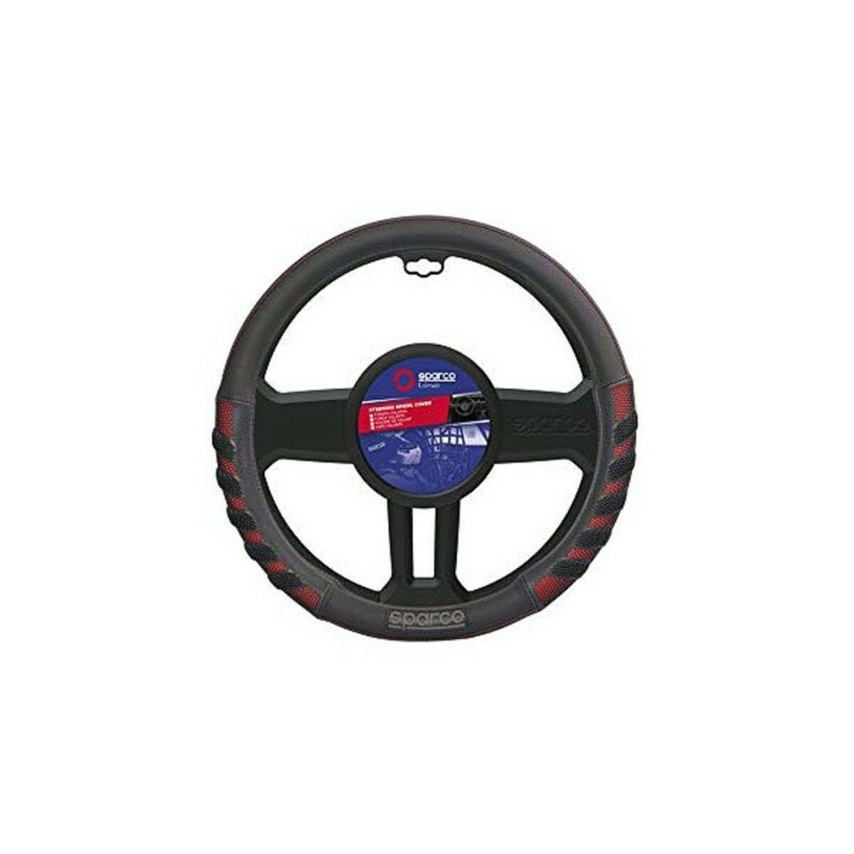 Sparco S101 ratovertræk Universal Ø 37-38 cm - sort/rød
