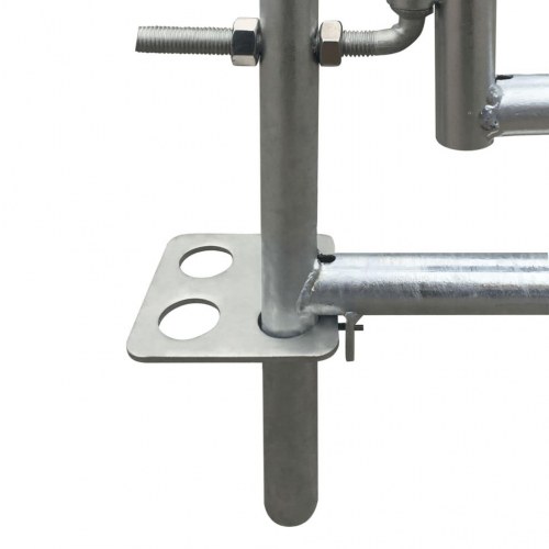 Fåreindhegning med 4 paneler galvaniseret stål 137x13 x92 cm