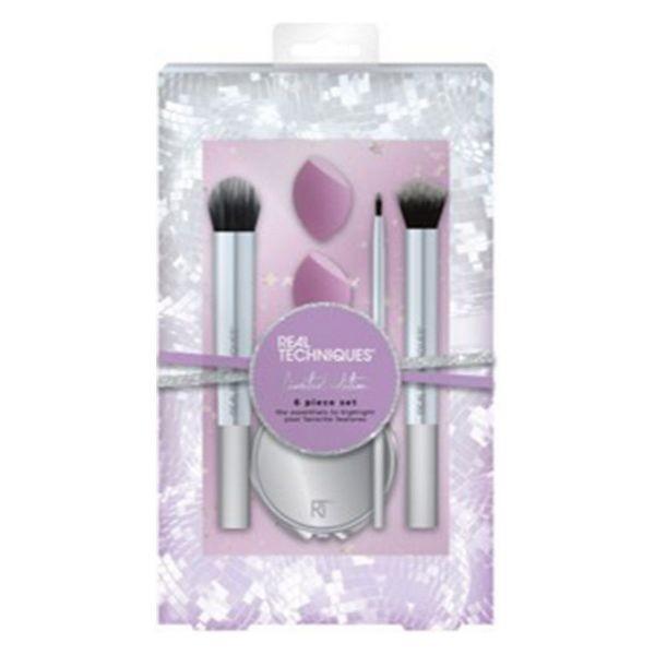 Sæt med Makeup Børster Poppin Perfection Real Techniques (6pcs)