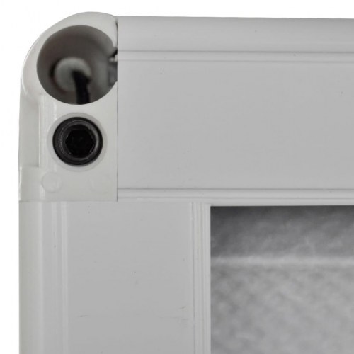 Plisseret insektnet til vinduer aluminium 60 x 80 cm med afskygning