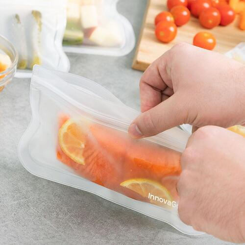 Sæt med genanvendelige poser til fødevarer Freco 10 Dele