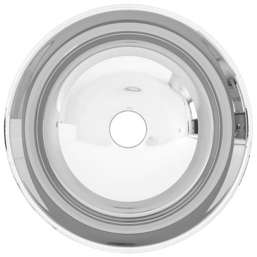 Håndvask 28 x 10 cm keramik sølvfarvet