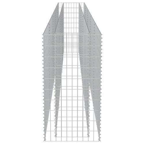 Gabion-højbed 450x50x100 cm galvaniseret stål