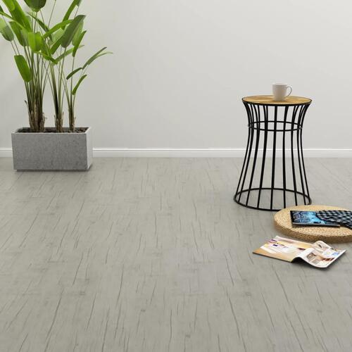 Selvklæbende gulvbrædder 4,46 m² 3 mm PVC egetræ vasket finish