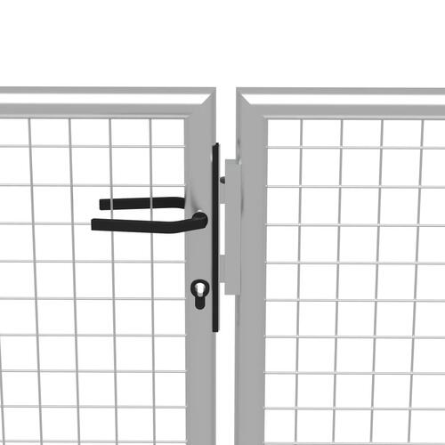 Havelåge galvaniseret stål 415 x 225 cm sølvfarvet