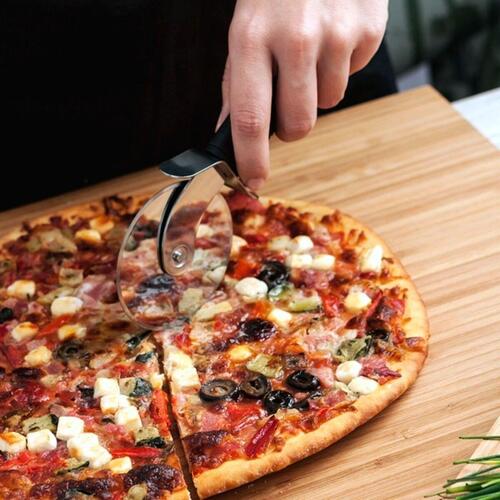 Pizza Skærer Quid HÁBITAT Sort Metal 23 x 9 x 3 cm