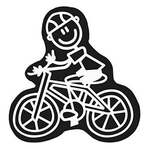 Klistermærke til bilen Family Mænd Cykel