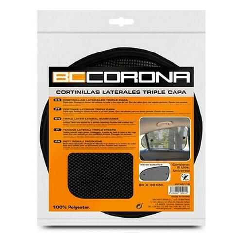 Bil solskærm BC Corona INT40116 (65 x 38 cm)(2 stk)