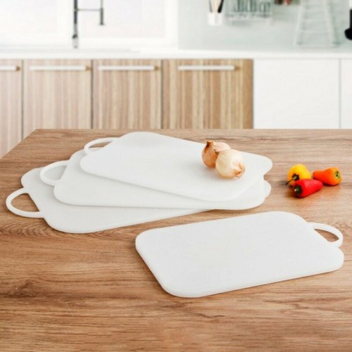 Renova skærebræt - hvid plastik, 35 × 24,5 cm