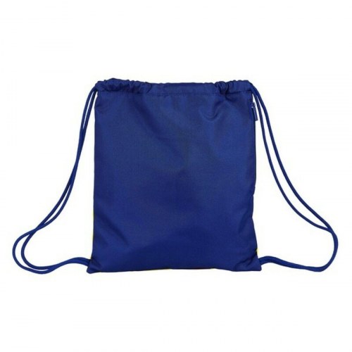 Rygsæk med snore - F.C. Barcelona, blå/gul, 35 × 45 cm