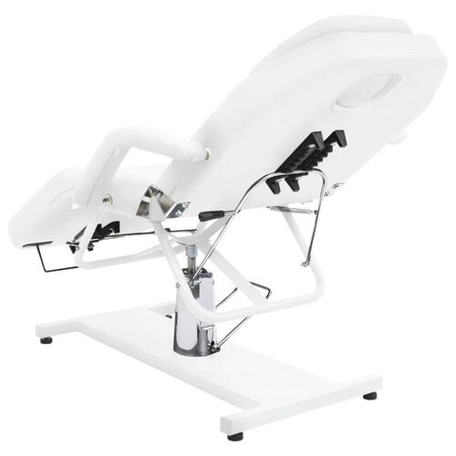 Massagebord 180x62x(87-112) cm hvid