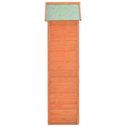 Opbevaringsskur til haven 71x60x213 cm træ