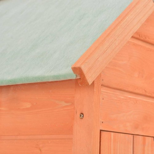 Opbevaringsskur til haven 71x60x213 cm træ