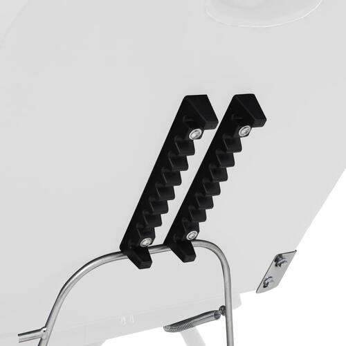 Behandlerbriks 180x62x78 cm kunstlæder hvid