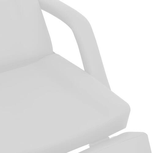 Behandlerbriks 180x62x78 cm kunstlæder hvid