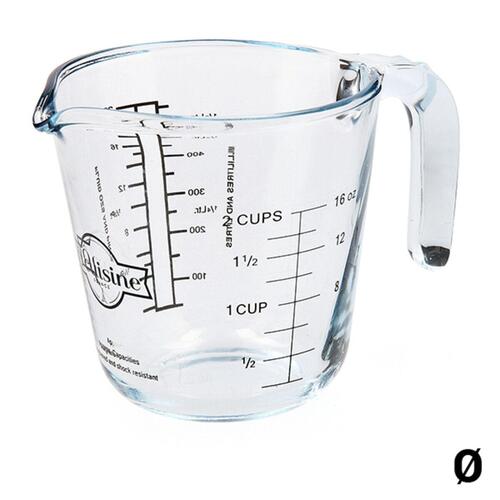 Målebæger Ô Cuisine Gennemsigtig Glas 0,25 L