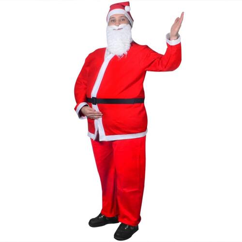 Julemandskostume Sæt i 5 dele