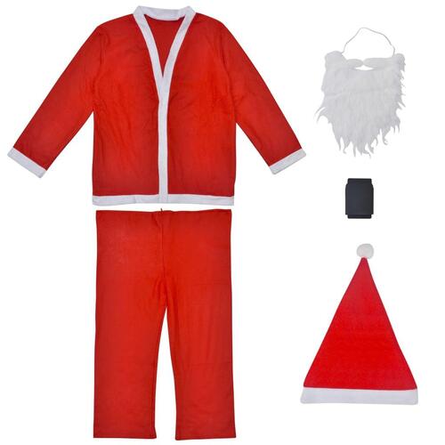 Julemandskostume Sæt i 5 dele