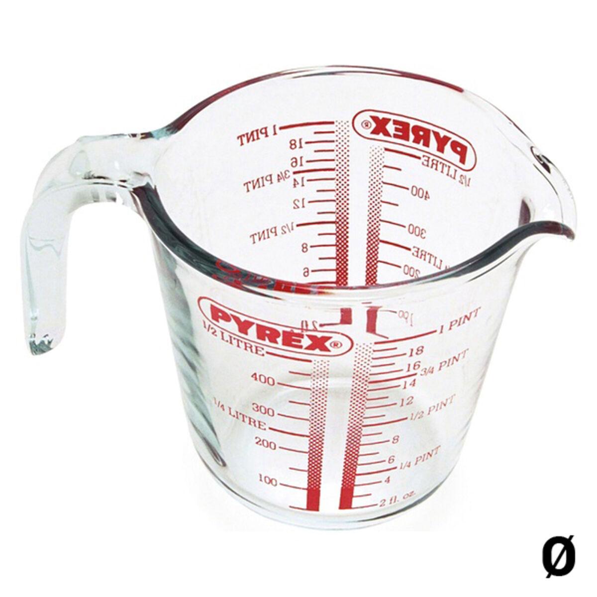 Pyrex Classic målebæger i glas - 1 l, gennemsigtig