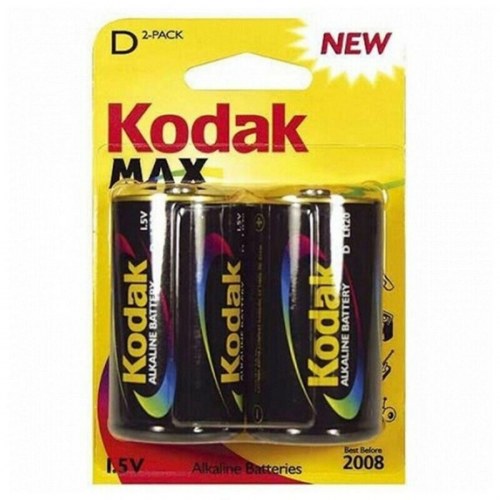 Batterier D alkaline Kodak LR20 1,5 V - 2 stk.