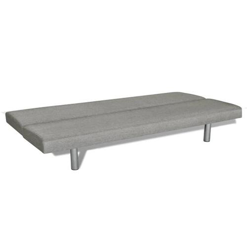 Sovesofa grå polyester