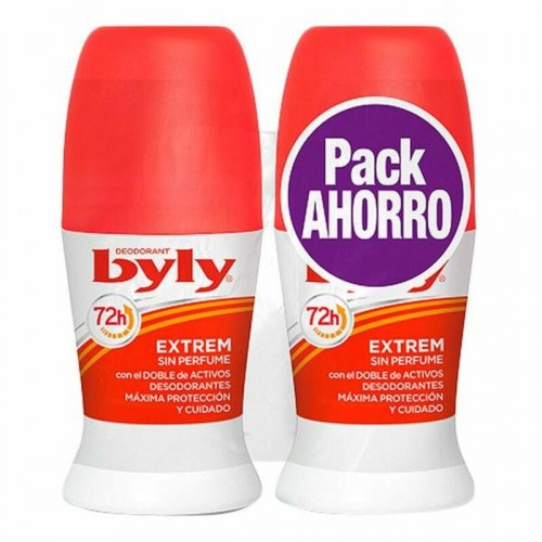 Deodorant roll-on uden parfume Byly Extrem 72h - 2 x 50 ml