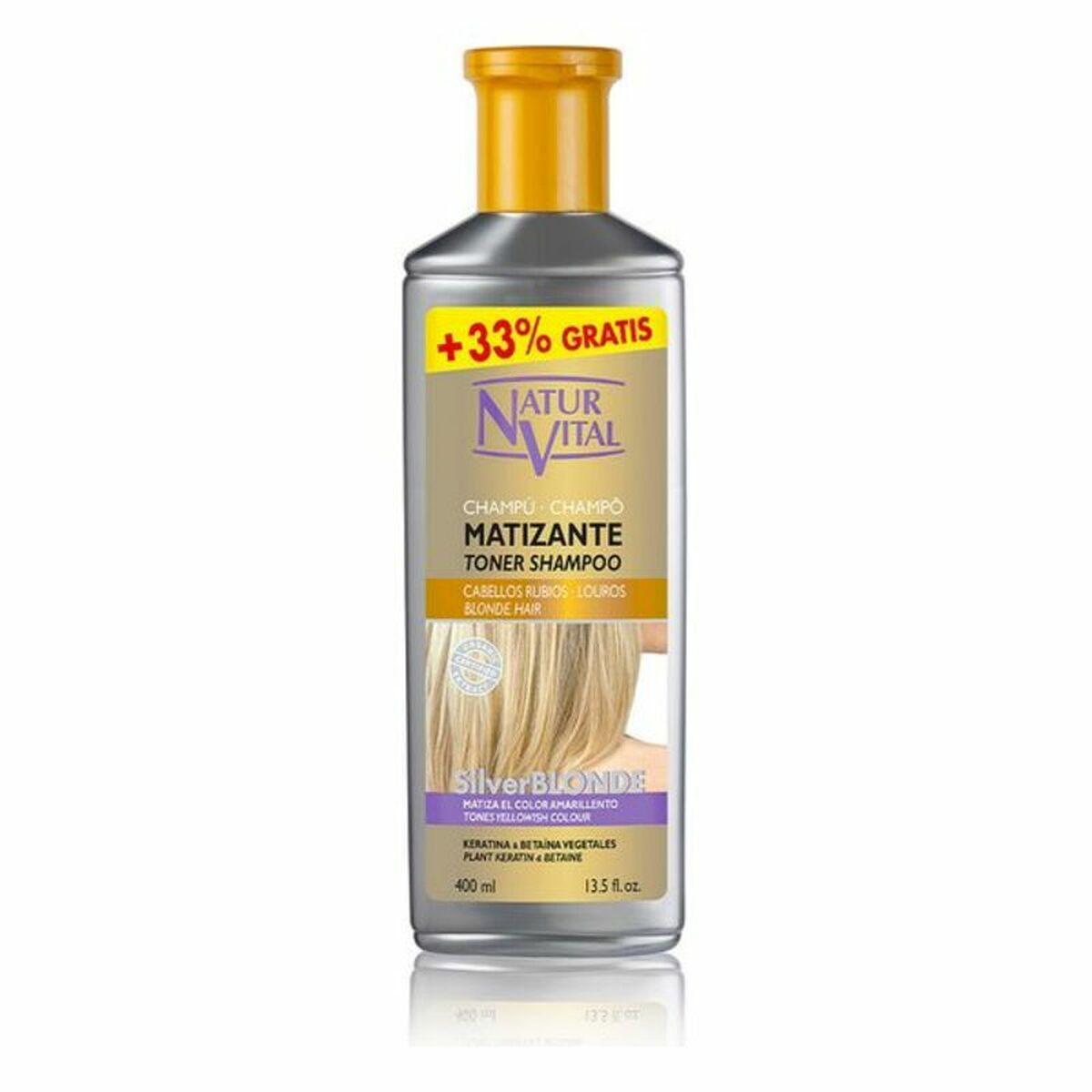 Shampoo til blond hår Naturvital Matizante 400 ml
