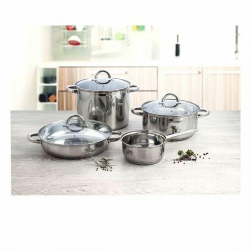 Ottawa stegegryde med glaslåg, rustfrit stål - 30 cm