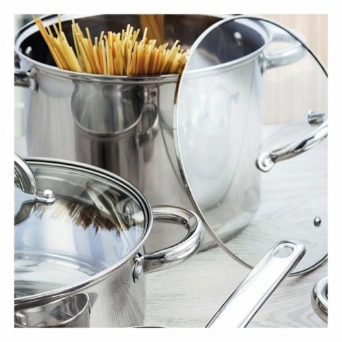 Ottawa stegegryde med glaslåg, rustfrit stål - 30 cm