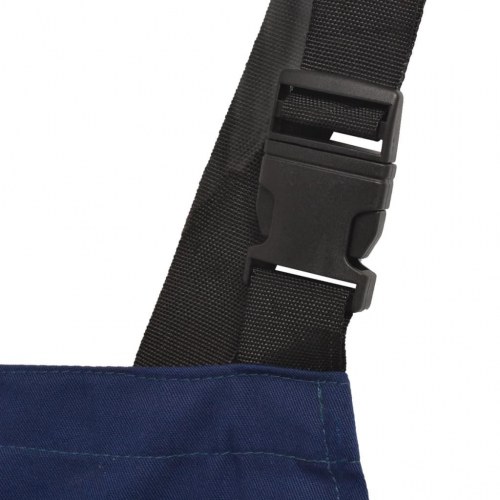 Bib overalls til mænd str. XL blå