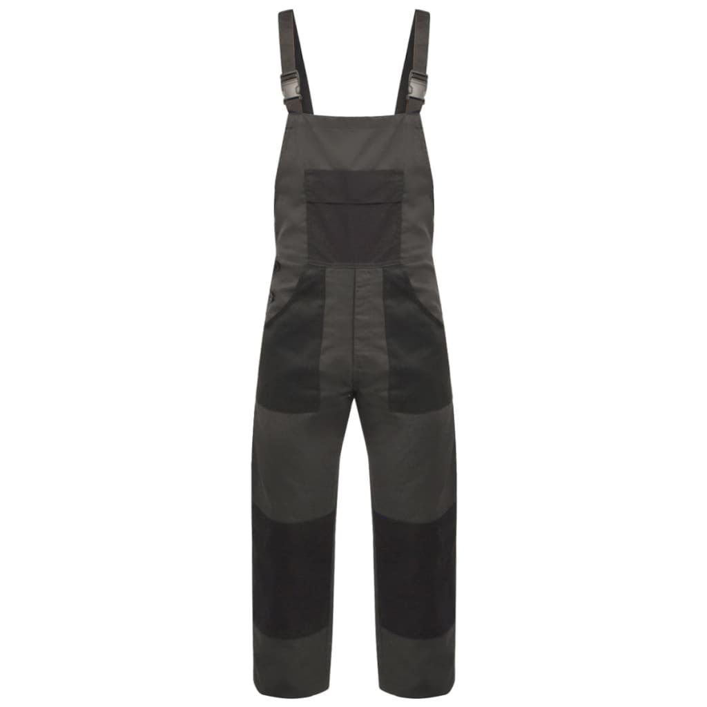Bib overalls til mænd str. XL grå