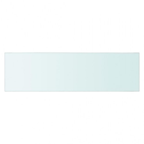 Glashylde - klart hærdet glas 70×20 cm, bæreevne 15 kg