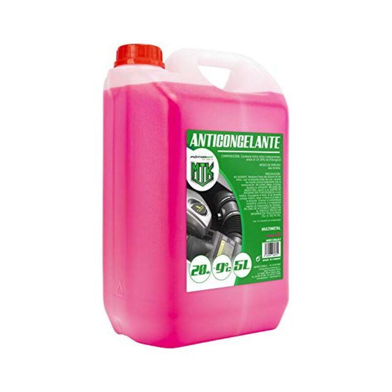 Motorkit frostvæske -9 °C 20% Pink 5 l