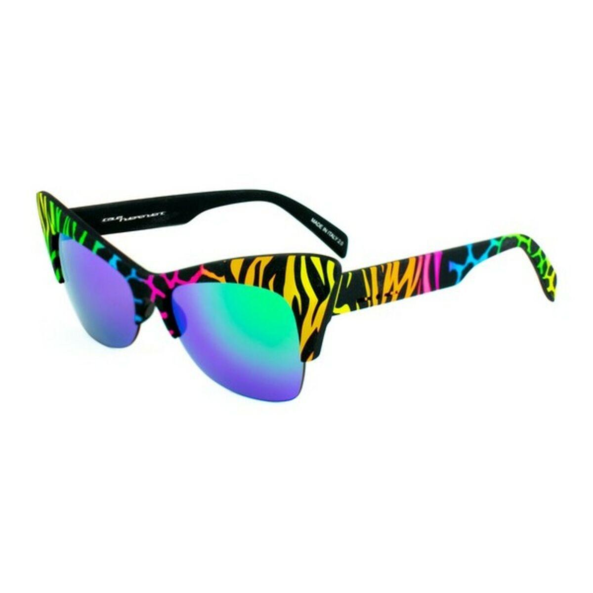 Italia Independent 0908-ZEF-149 damesolbriller - flerfarvet cat-eye