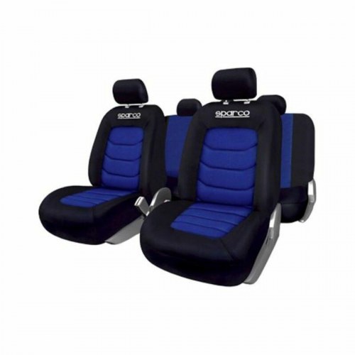Sparco S-Line universal sædebetræk - 11 dele, blå/sort