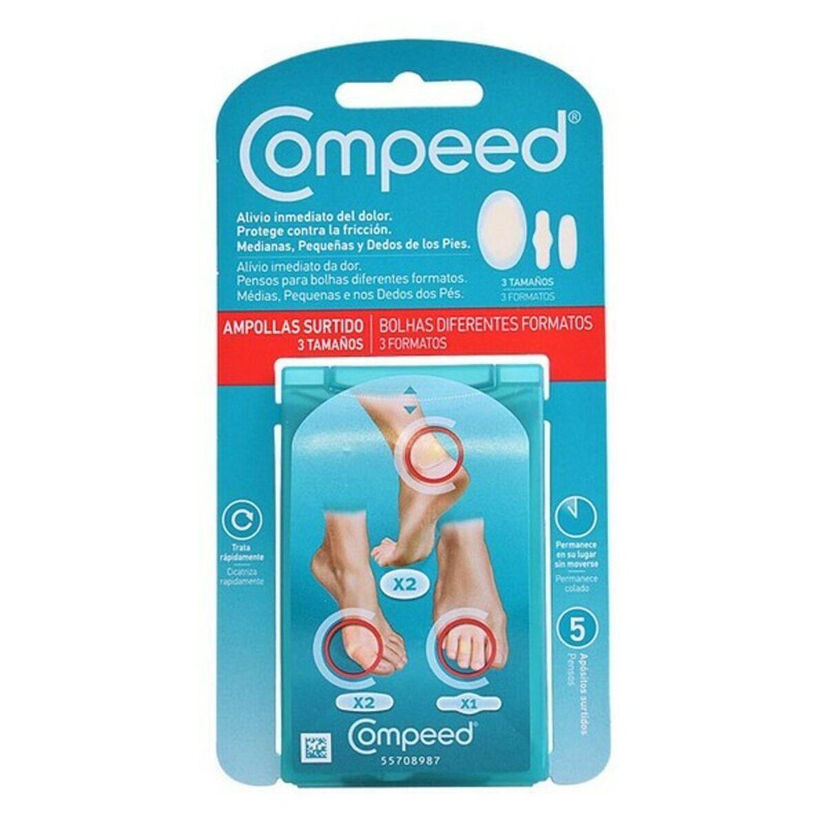 Compeed Vabelplastre Til Fødder 5 Stk Assorterede Størrelser