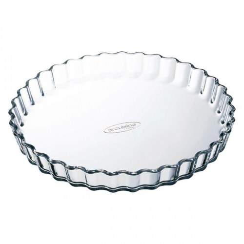 Ô Cuisine kageform i glas - 28 x 28 x 4 cm, gennemsigtig