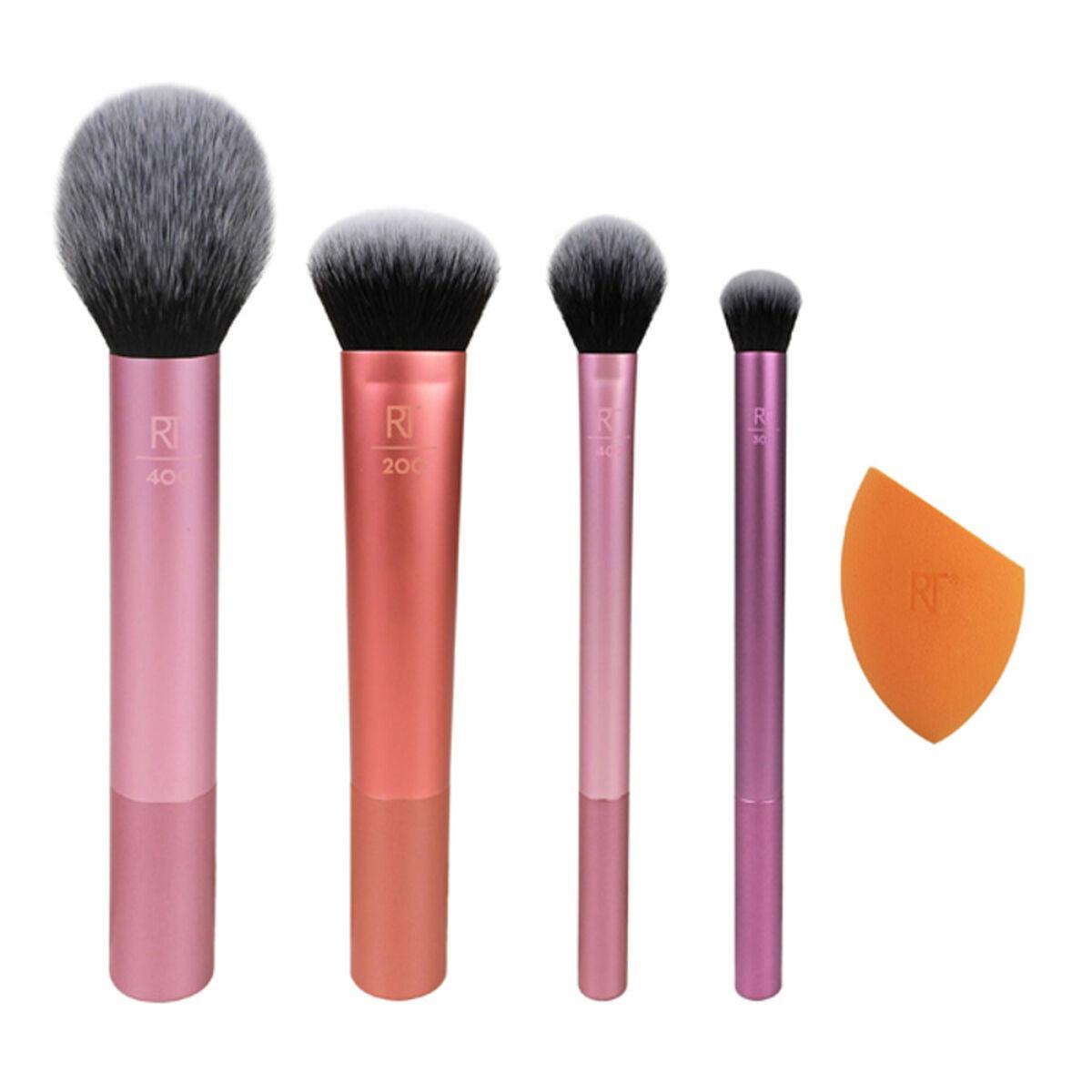 Sæt med Makeup Børster Makeup Must Real Techniques 1786 (5 stk) 5 Dele