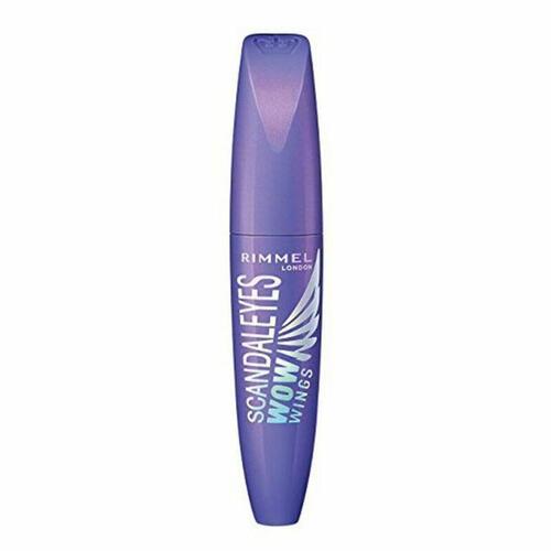 Mascara med Ekstra Volumen Effekt til Øjenvipper Scandaleyes Wow Rimmel London 003 - extreme black