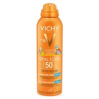 Solcreme spray Ideal Soleil Vichy MB001900 (200 ml) Spf 50 SPF 50+ 200 ml