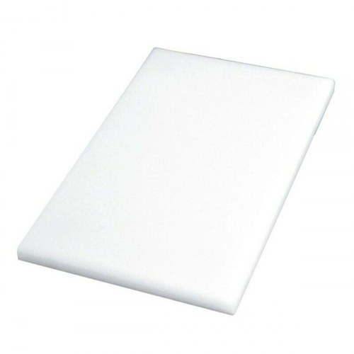 Professional spækbræt - hvid plast, 40 × 30 × 2 cm