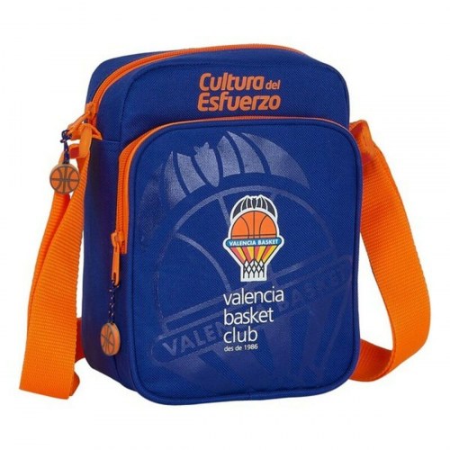 Skuldertaske Valencia Basket M672 - blå/orange