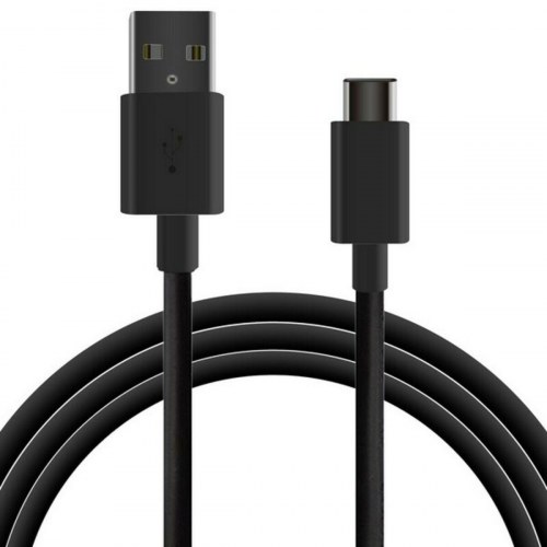 USB-C kabel KSIX 1 m - USB-A til USB-C, sort
