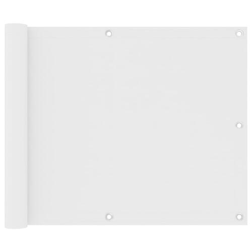 Altanafskærmning 75x400 cm oxfordstof hvid