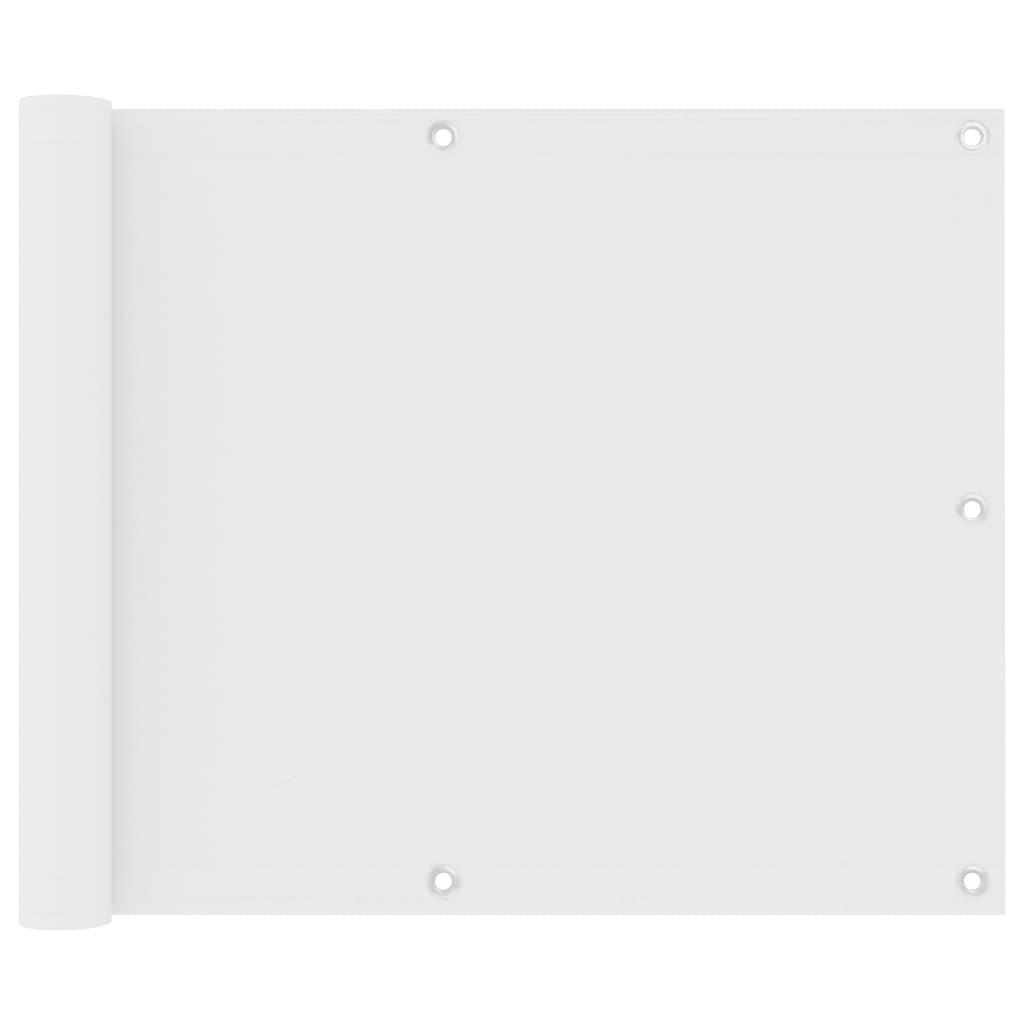 Altanafskærmning 75x400 cm oxfordstof hvid