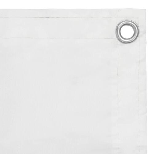 Altanafskærmning 75x400 cm oxfordstof hvid