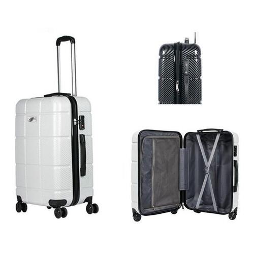 Stor kuffert Viro (77 x 48 x 31 cm) Hvid