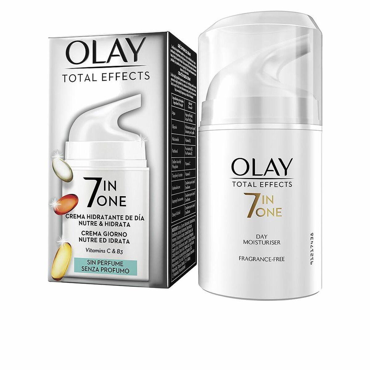 Dagcreme anti-age Olay Total Effects 7 i 1 - parfumefri 50 ml